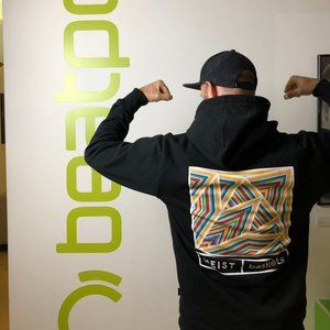 BASKÈTS x Heist Recordings Hoodie Men's Streetwear Small